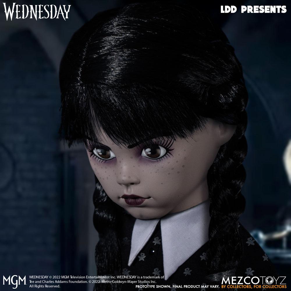 Figura Living Dead Dolls Wednesday - Wednesday Addams 25 cm ( Imagem 4 de 4 ) - Preview