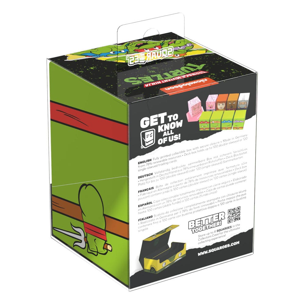 Squaroes Teenage Mutant Ninja Turtles NT004 ​​​​Box - Raphael ( Imagem 4 de 4 ) - Preview
