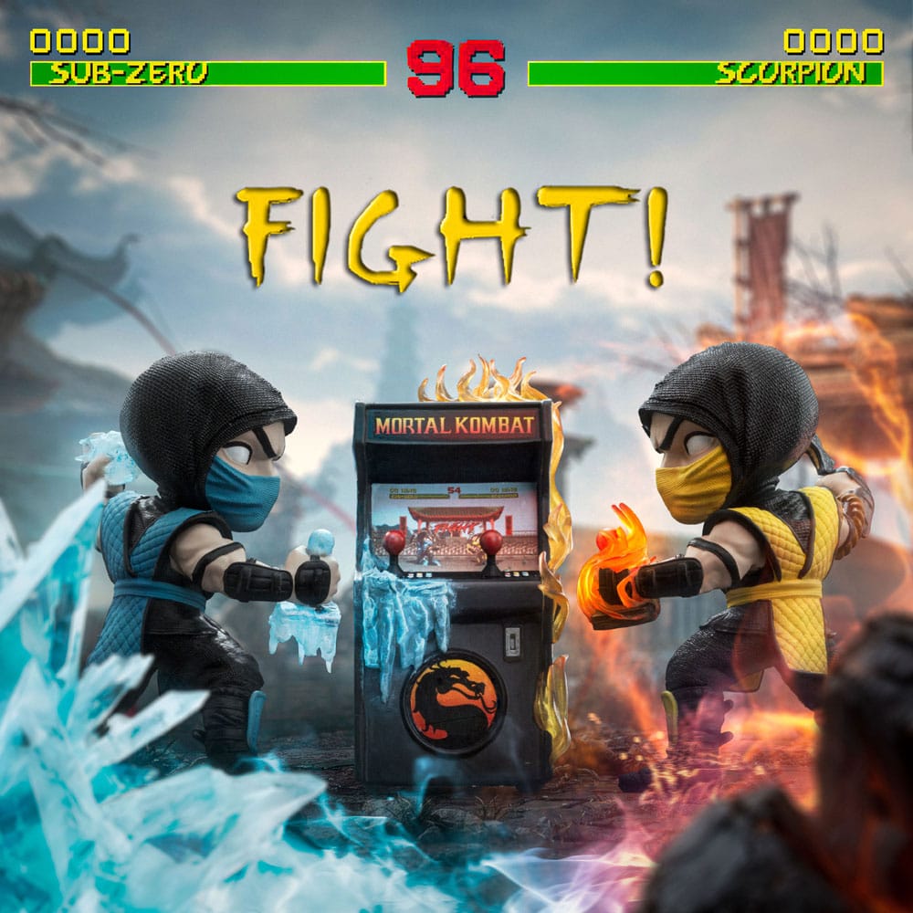 Figuras Mortal Kombat Mini Co. PVC Scorpion vs. Sub-Zero Arcade Set 15 cm ( Imagem 4 de 4 ) - Preview