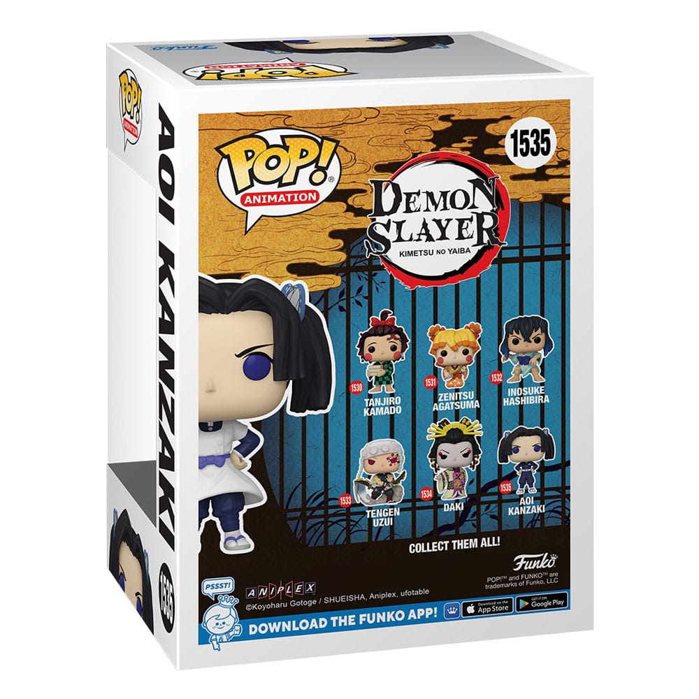 Funko Pop! Animation Demon Slayer Kimetsu no Yaiba Aoi Kanzaki (Normal + Chase) 9 cm ( Imagem 4 de 4 ) - Preview