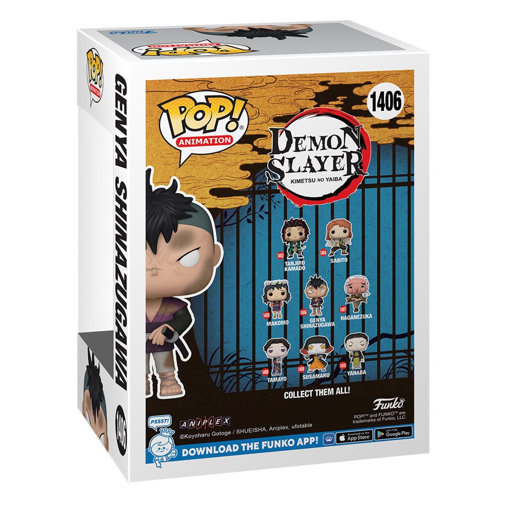 Funko Pop! Animation Demon Slayer Kimetsu no Yaiba Genya Shinazugawa 9 cm ( Imagem 3 de 3 ) - Preview
