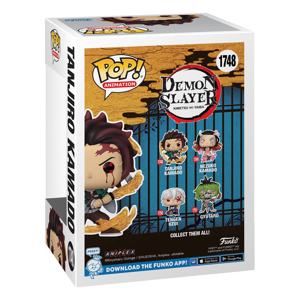 Funko Pop! Animation Demon Slayer Kimetsu no Yaiba Tanjiro Sun Breathing 9 cm ( Imagem 3 de 3 ) - Preview