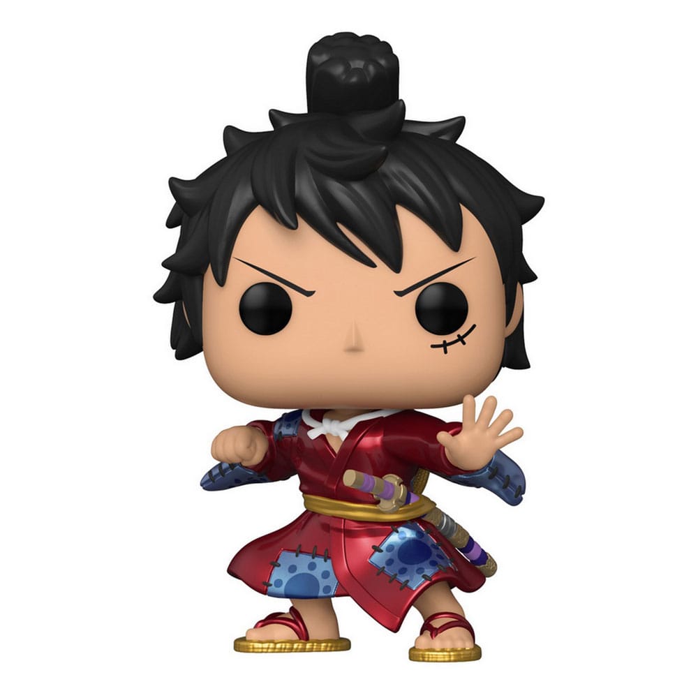 Funko Pop! Animation One Piece Figure Luffy in Kimono(MT) Exclusive 9 cm ( Imagem 2 de 2 ) - Preview