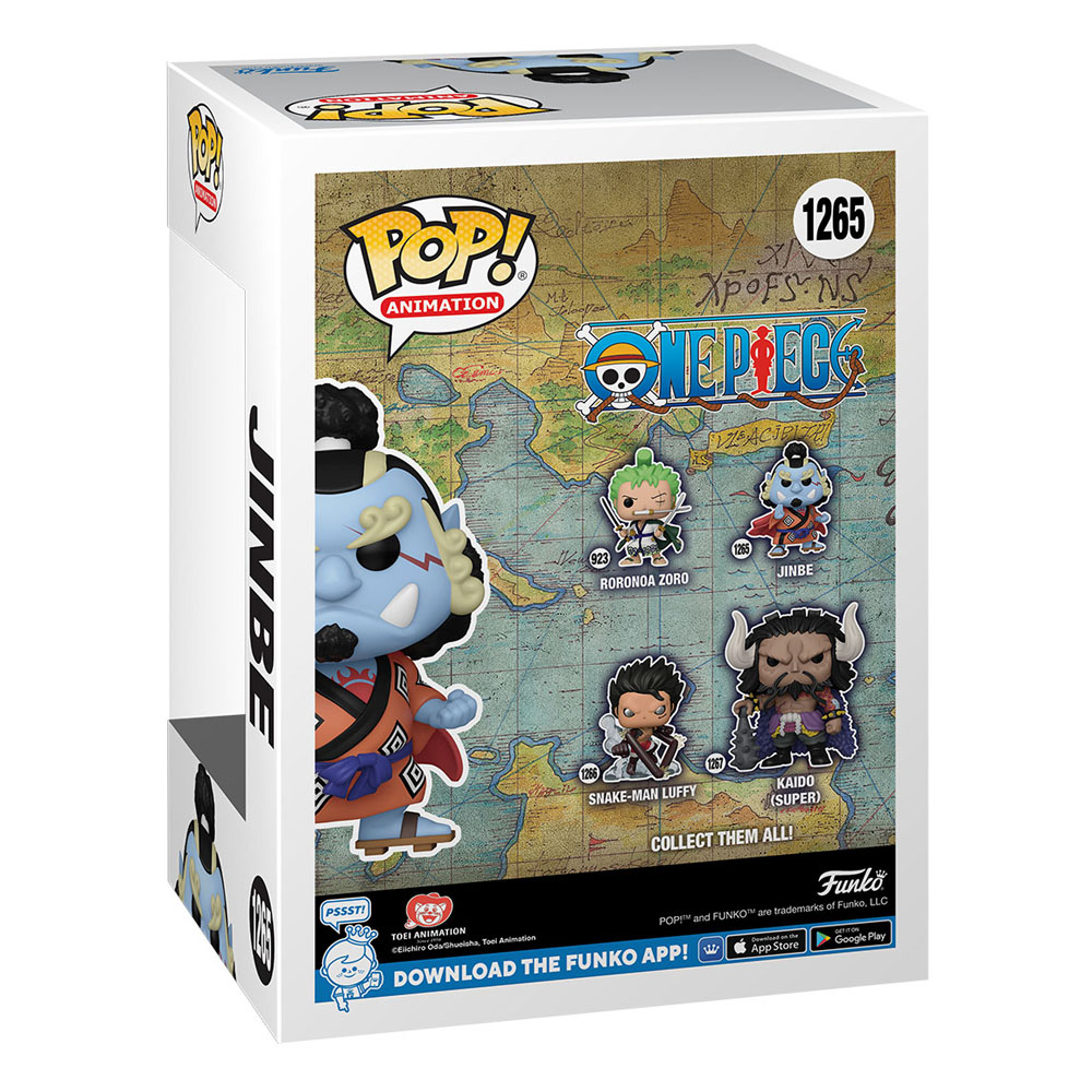 Funko Pop! Animation One Piece Vinyl Figures Jinbe 9 cm ( Imagem 3 de 3 ) - Preview