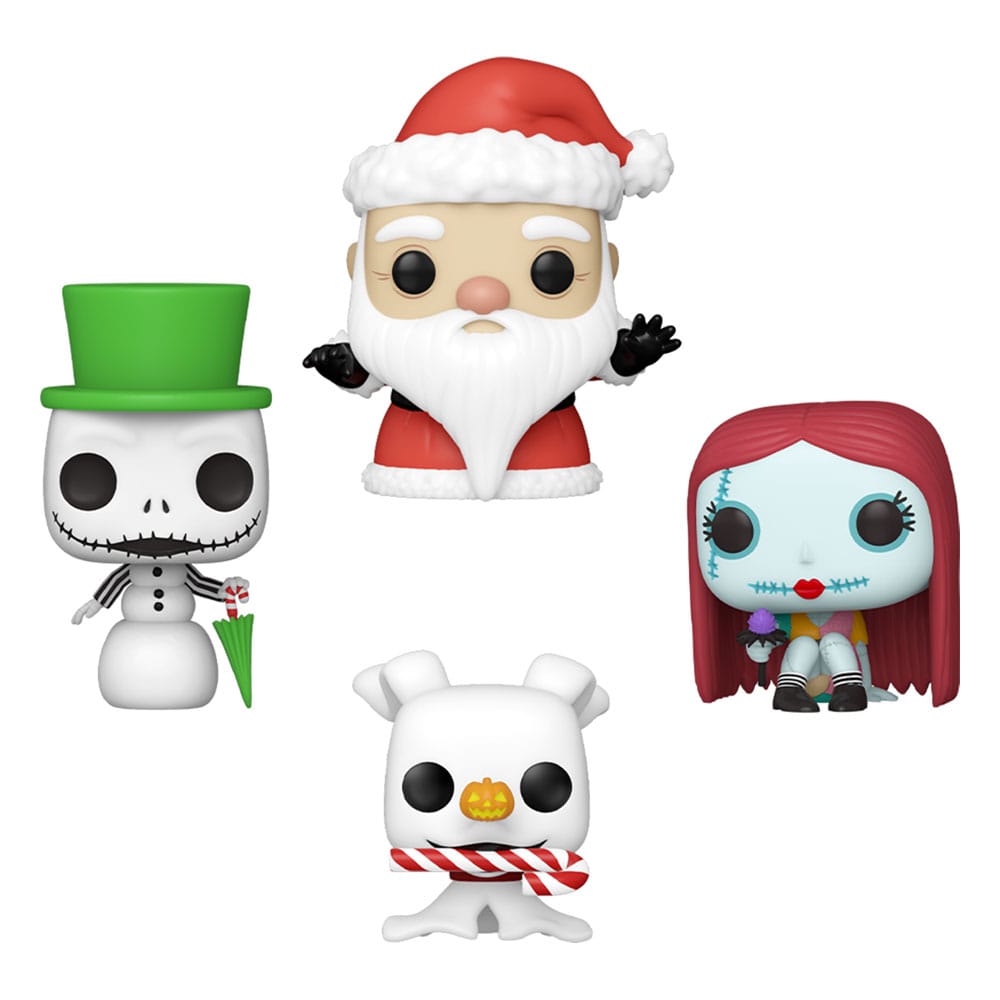 Funko Pop! Bitty Pocket POP! Movies Nightmare before Christmas Vinyl Figure 4-Pack Tree Holiday 4cm ( Imagem 2 de 2 ) - Preview