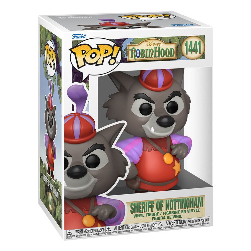 Funko Pop! Disney Vinyl Figure Robin Hood Sheriff of Nottingham 9 cm ( Imagem 2 de 3 ) - Preview