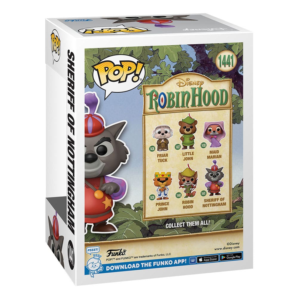 Funko Pop! Disney Vinyl Figure Robin Hood Sheriff of Nottingham 9 cm ( Imagem 3 de 3 ) - Preview