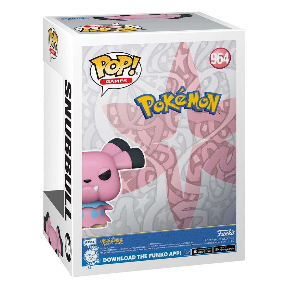 Funko Pop! Games Pokémon  Figure Snubbull (EMEA) 9 cm ( Imagem 2 de 3 ) - Preview