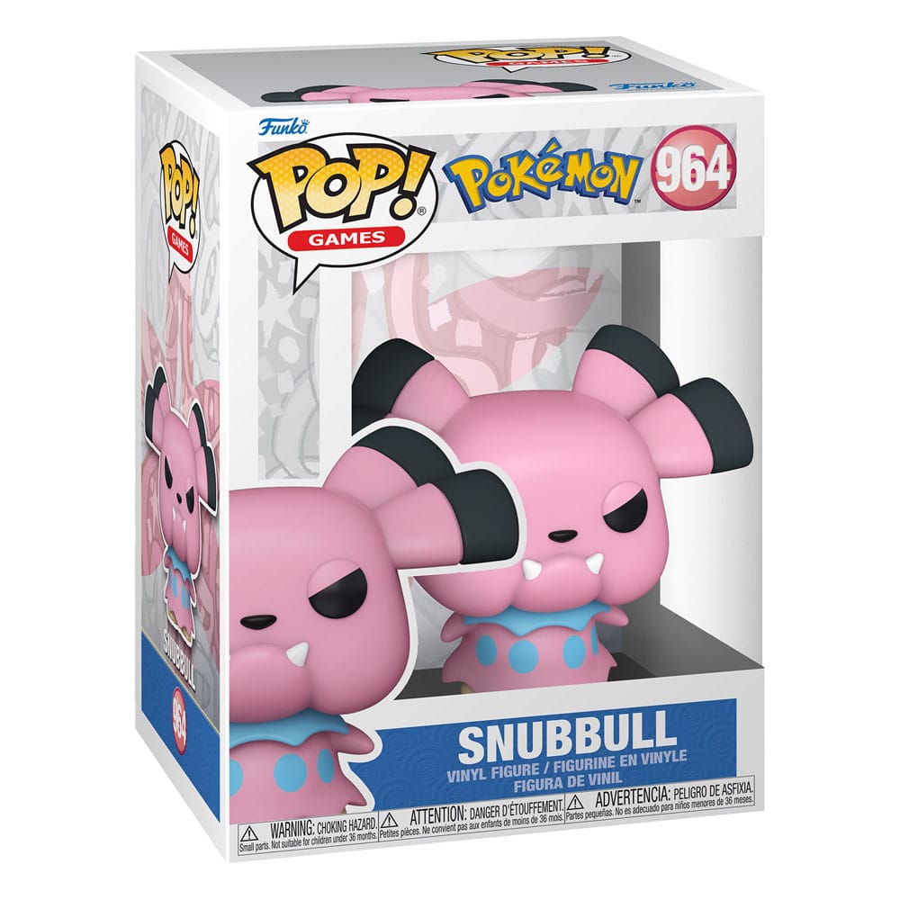 Funko Pop! Games Pokémon  Figure Snubbull (EMEA) 9 cm ( Imagem 3 de 3 ) - Preview