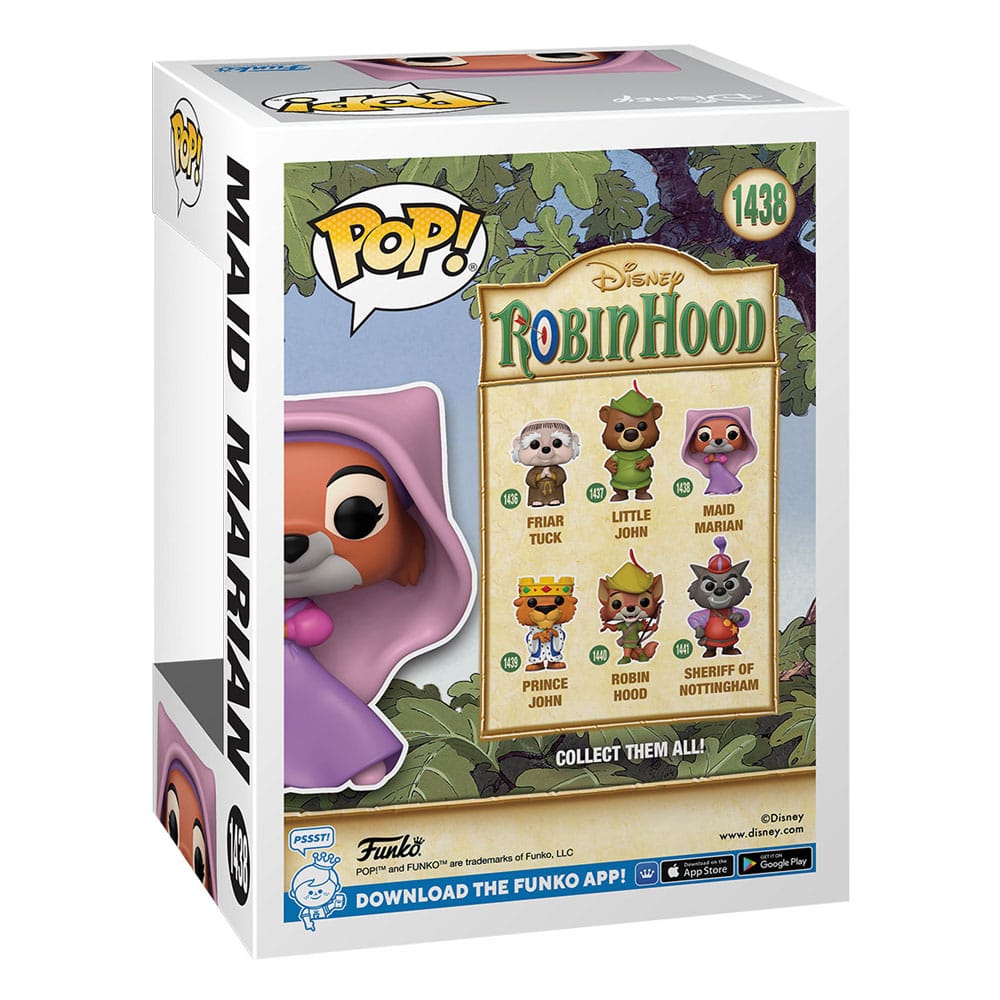 Funko Pop! Disney Robin Hood Maid Marian vinyl figure 9 cm ( Imagem 3 de 3 ) - Preview