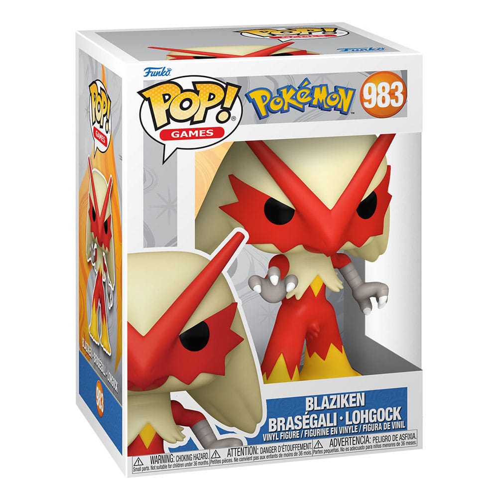 Funko Pop! Games Pokémon  Figure Blaziken(EMEA) 9 cm ( Imagem 2 de 2 ) - Preview