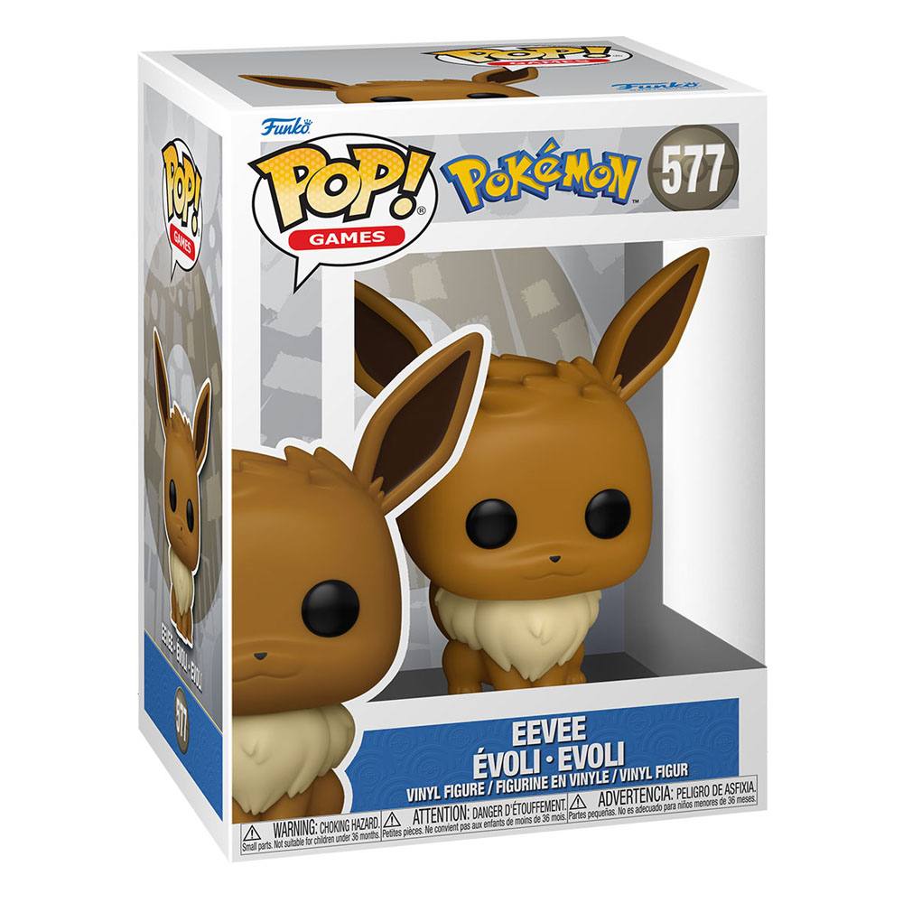 Funko Pop! Games Pokémon  Figure Eevee (EMEA) 9 cm ( Imagem 2 de 2 ) - Preview