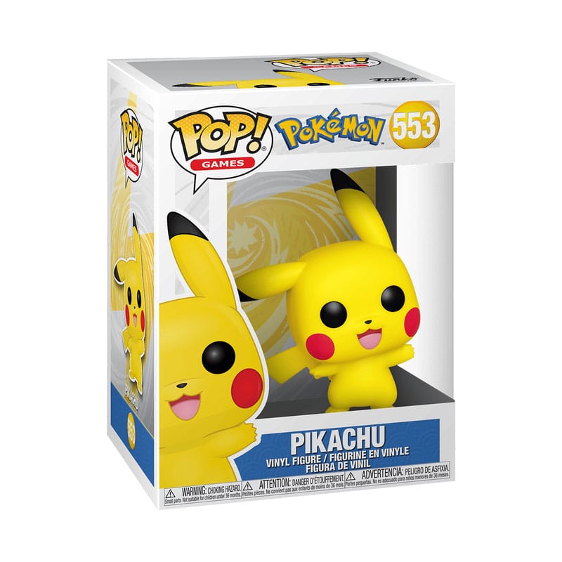 Funko Pop! Pokémon Games Vinyl Figure Pikachu Waving 9 cm ( Imagem 2 de 2 ) - Preview