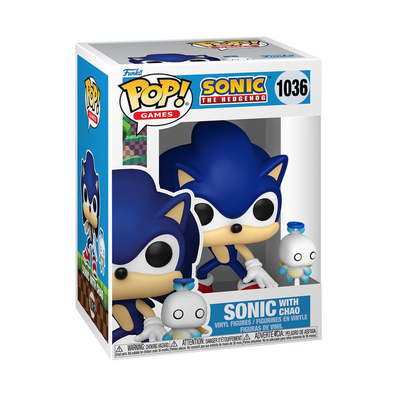 Funko Pop! Games: Sonic The Hedgehog POP & Buddy! Vinyl Figure Sonic w/ HChao 9 cm ( Imagem 2 de 2 ) - Preview