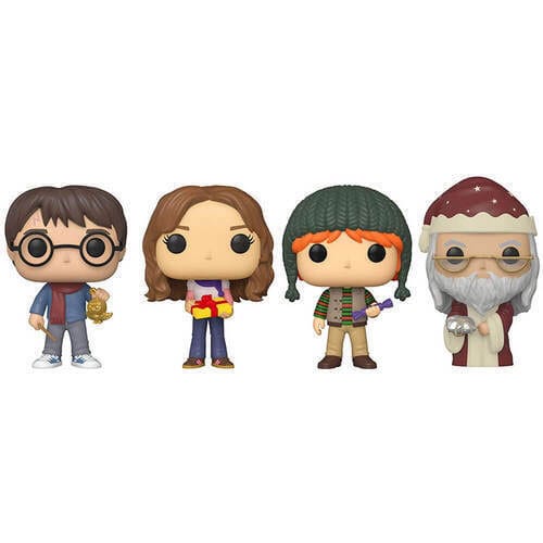 Funko Pop! Harry Potter Movies Vinyl Figure 4-Pack Holiday 9 cm ( Imagem 2 de 2 ) - Preview