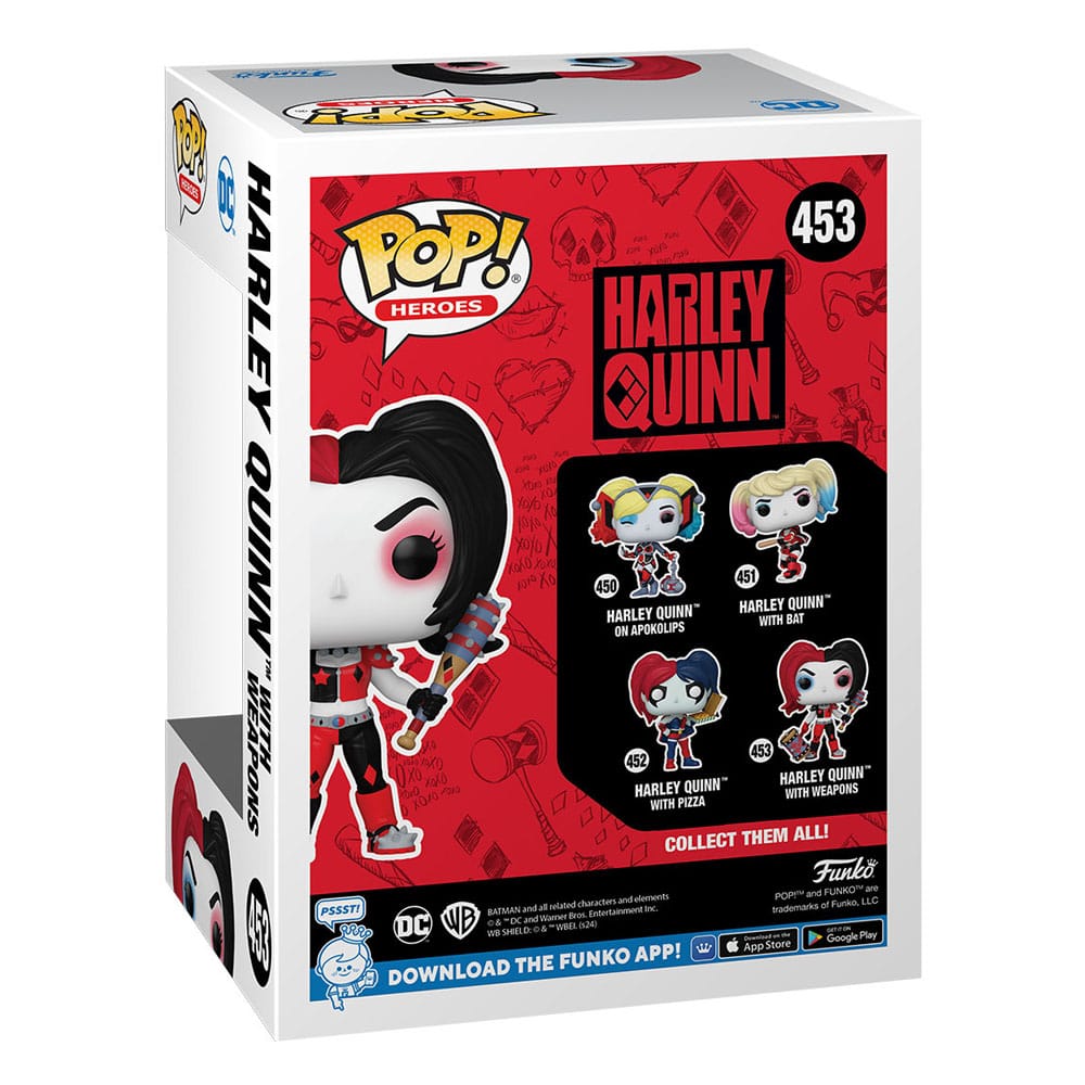 Funko Pop! Heroes DC Comics Harley Quinn Takeover Harley with Weapons 9 cm ( Imagem 3 de 3 ) - Preview