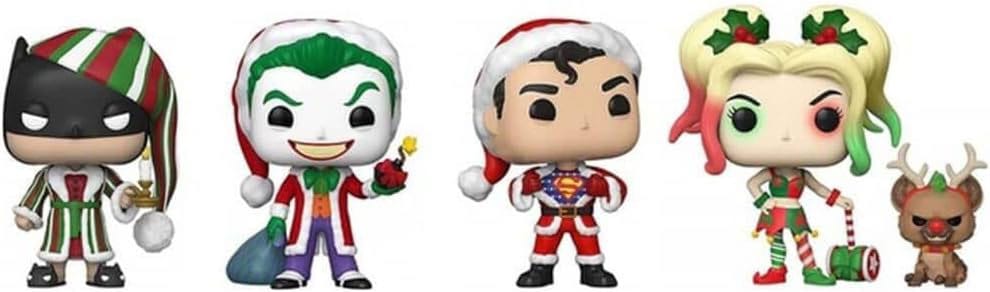 Funko Pop! Heroes DC Comics Holiday 4-Pack 9 cm ( Imagem 2 de 2 ) - Preview