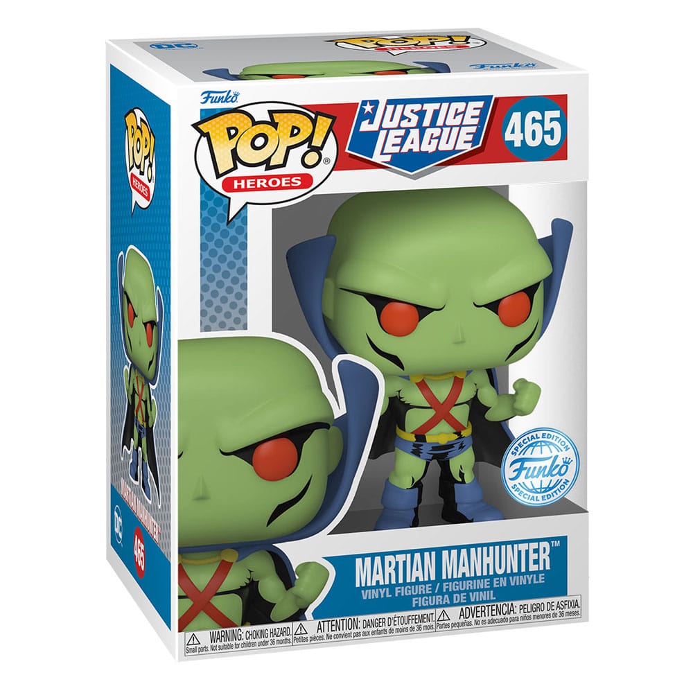 Funko Pop! Heroes DC Comics JL Comic Martian Manhunter 9 cm ( Imagem 2 de 3 ) - Preview