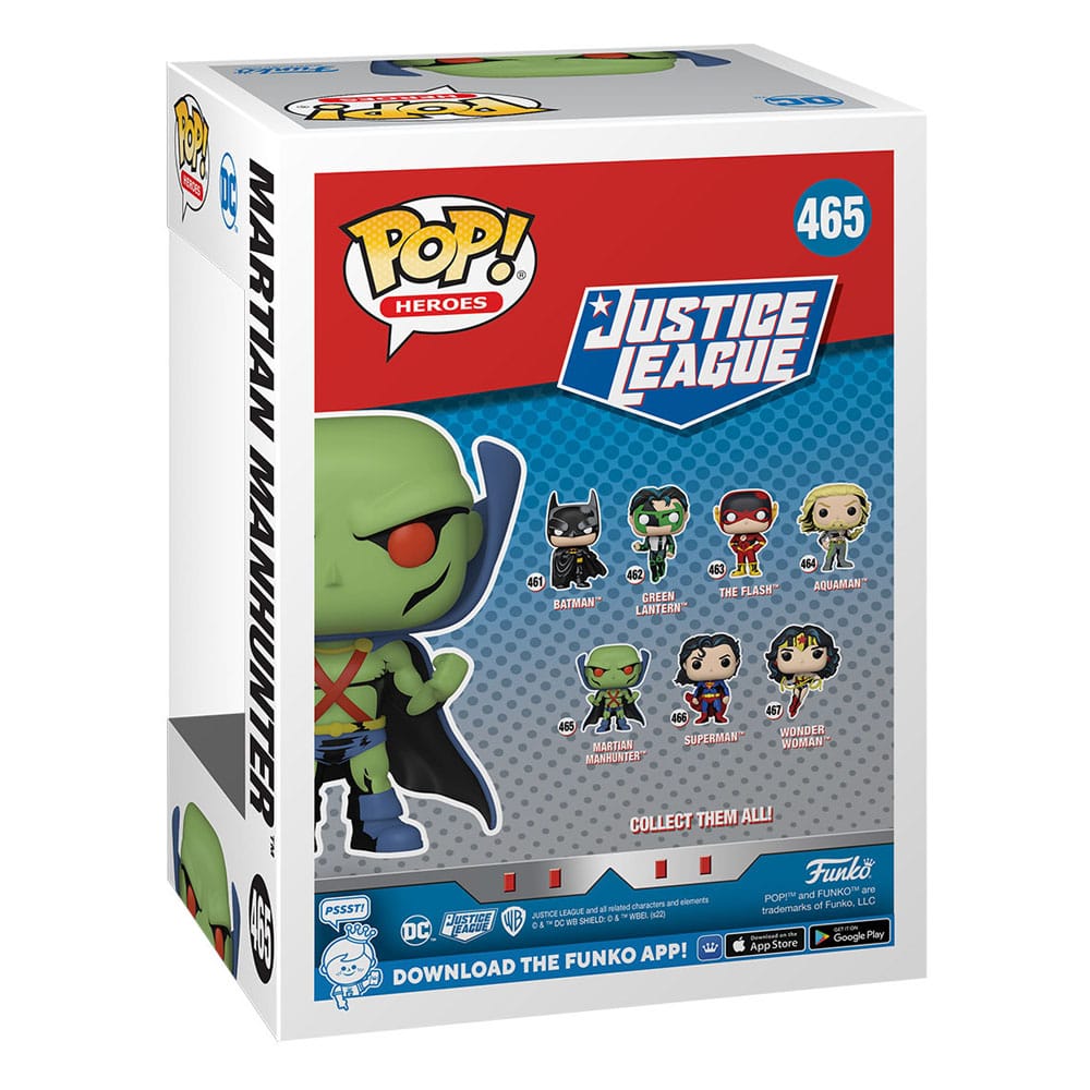 Funko Pop! Heroes DC Comics JL Comic Martian Manhunter 9 cm ( Imagem 3 de 3 ) - Preview