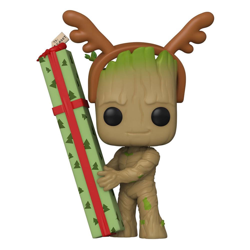 Funko Pop! Heroes Guardians of the Galaxy Holiday Special Groot 9 cm ( Imagem 2 de 2 ) - Preview