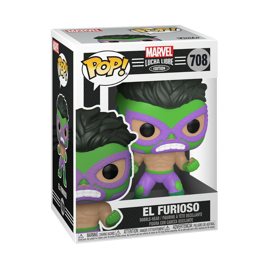 Funko Pop! Marvel: Lucha Libre - The Hulk 9 cm ( Imagem 2 de 2 ) - Preview