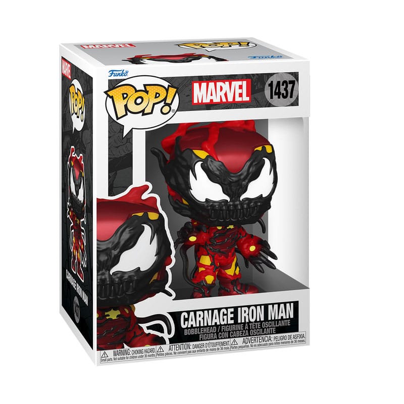 Funko Pop! Marvel Vinyl Figure Carnageized - Iron Man 9 cm ( Imagem 2 de 2 ) - Preview