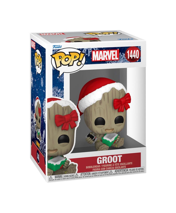 Funko Pop! Marvel Vinyl Figure Holiday Groot 9 cm ( Imagem 2 de 2 ) - Preview