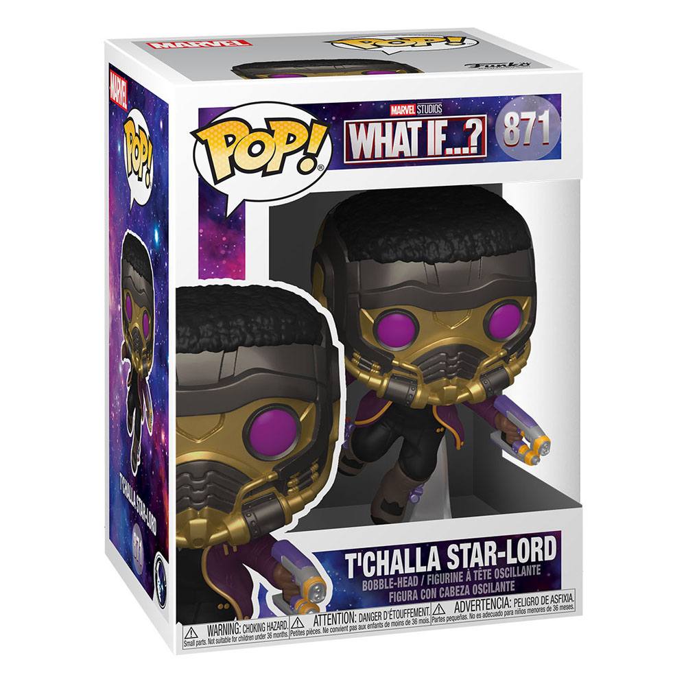 Funko Pop! Marvel What If...? Vinyl Figure T’Challa Star-Lord 9 cm ( Imagem 2 de 2 ) - Preview