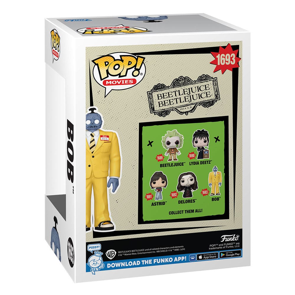 Funko Pop! Movies Beetlejuice 2 Bob 9 cm ( Imagem 2 de 3 ) - Preview
