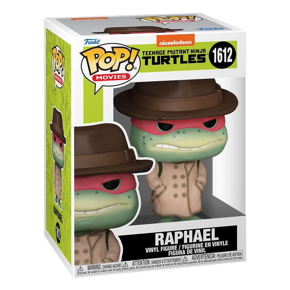Funko Pop! Movies Teenage Mutant Ninja Turtles Raphael w/ Coat & Hat 9 cm ( Imagem 2 de 3 ) - Preview