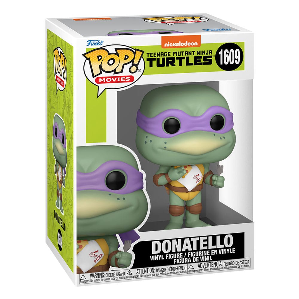 Funko Pop! Movies Teenage Mutant Ninja Turtles Donatello w/ Napkin 9 cm ( Imagem 2 de 3 ) - Preview