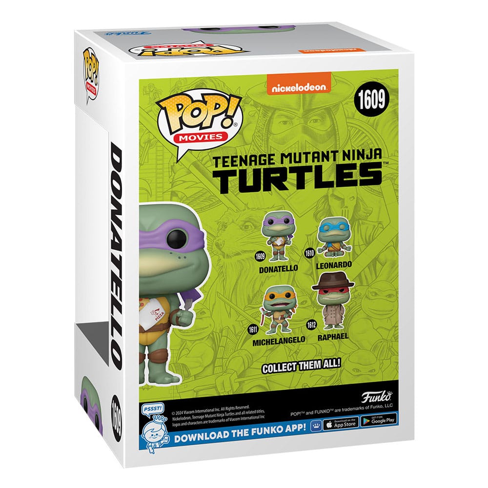 Funko Pop! Movies Teenage Mutant Ninja Turtles Donatello w/ Napkin 9 cm ( Imagem 3 de 3 ) - Preview