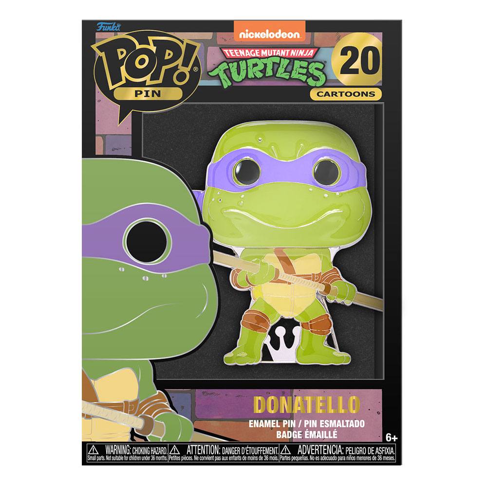 Funko Pop! Movies Teenage Mutant Ninja Turtles Enamel Pin Donatello 10 cm ( Imagem 2 de 2 ) - Preview