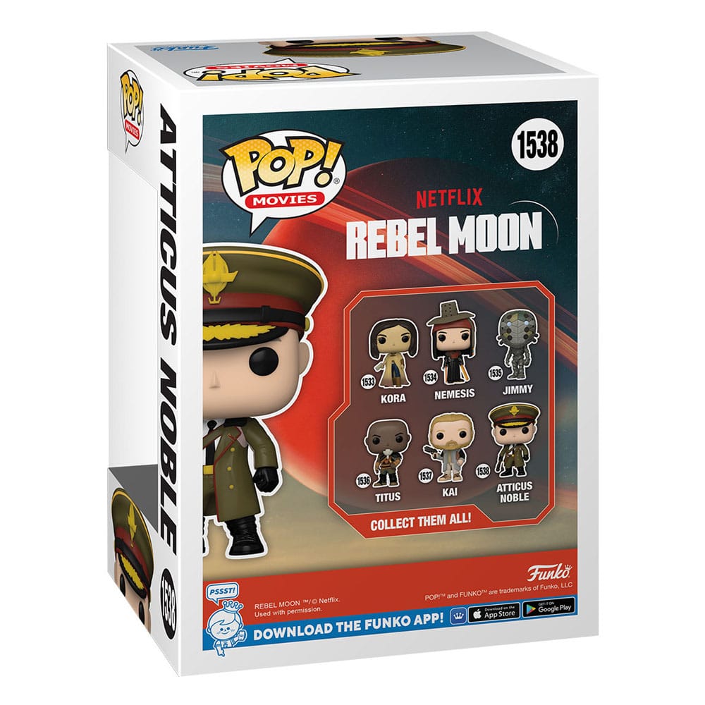 Funko Pop! Movies Vinyl Figure Rebel Moon Atticus Noble 9 cm ( Imagem 2 de 3 ) - Preview