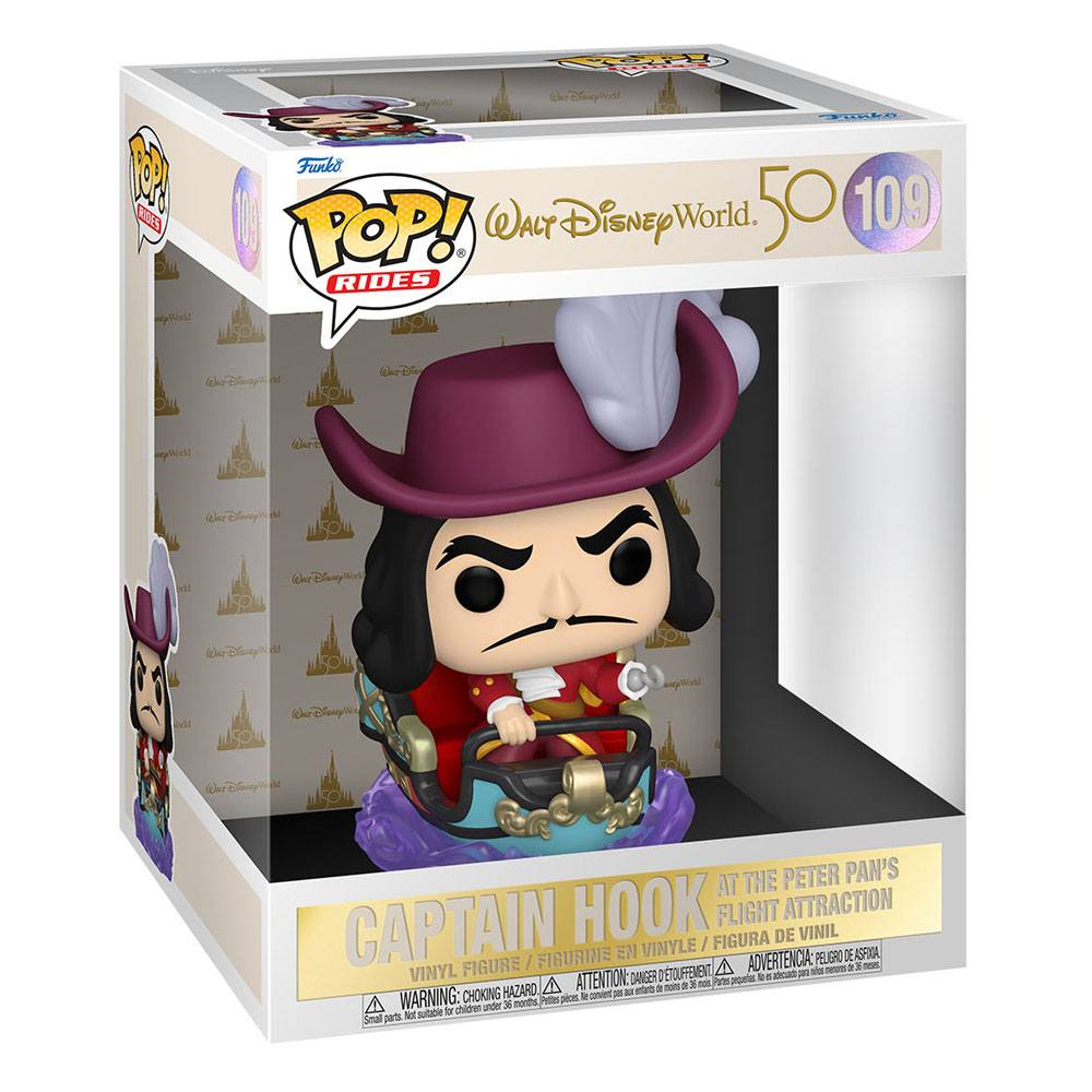 Funko Pop! Rides Walt Disney World 50th Anniversary Hook on Peter Pan Flight 15 cm ( Imagem 2 de 2 ) - Preview
