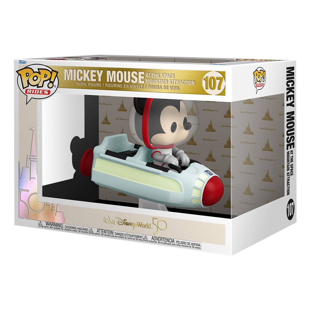 Funko Pop! Rides Walt Disney World 50th Anniversary Space Mountain w/ Mickey 13 cm ( Imagem 2 de 2 ) - Preview