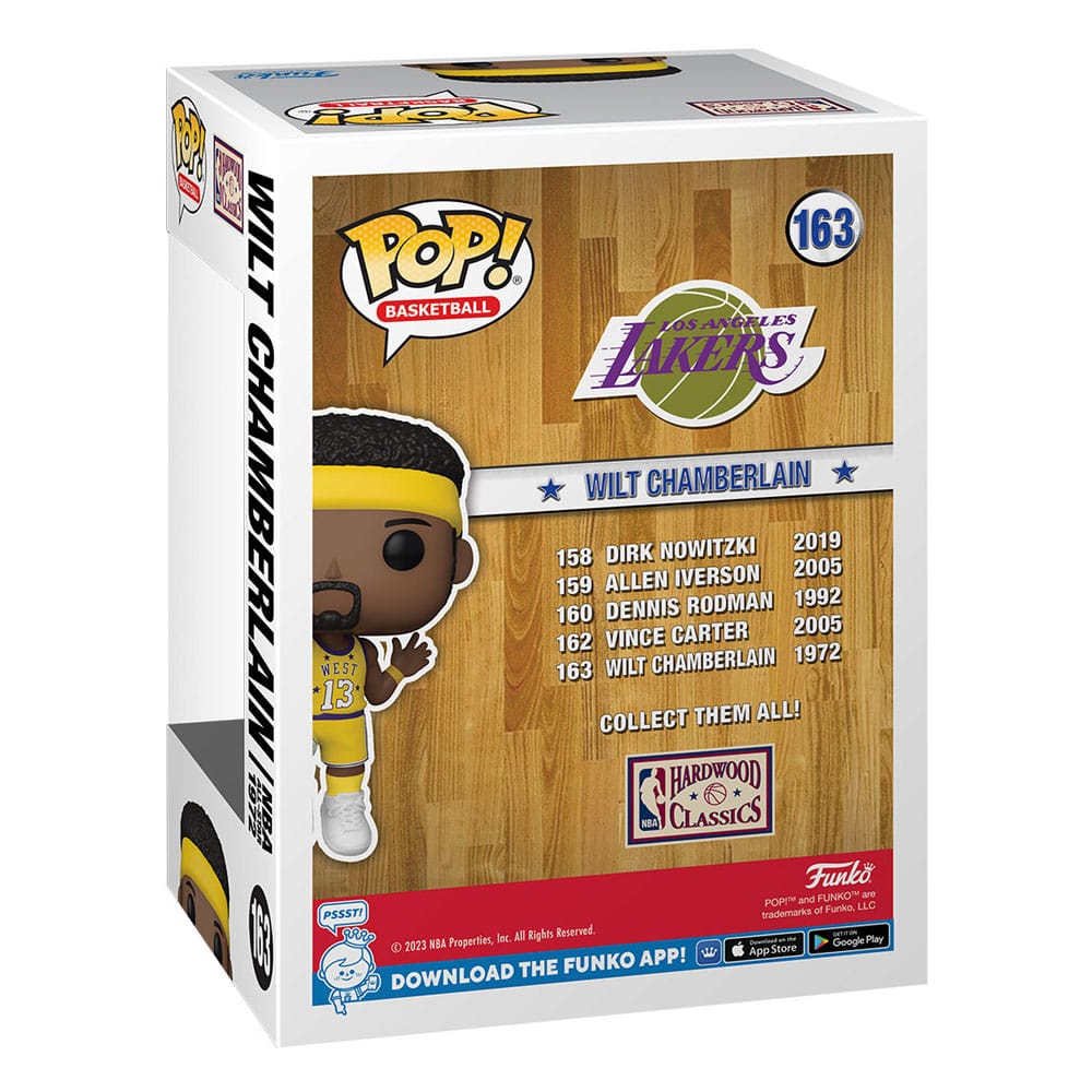 Funko Pop! Sports NBA Vinyl Figure Wilt Chamberlain (1973) 9 cm ( Imagem 2 de 3 ) - Preview