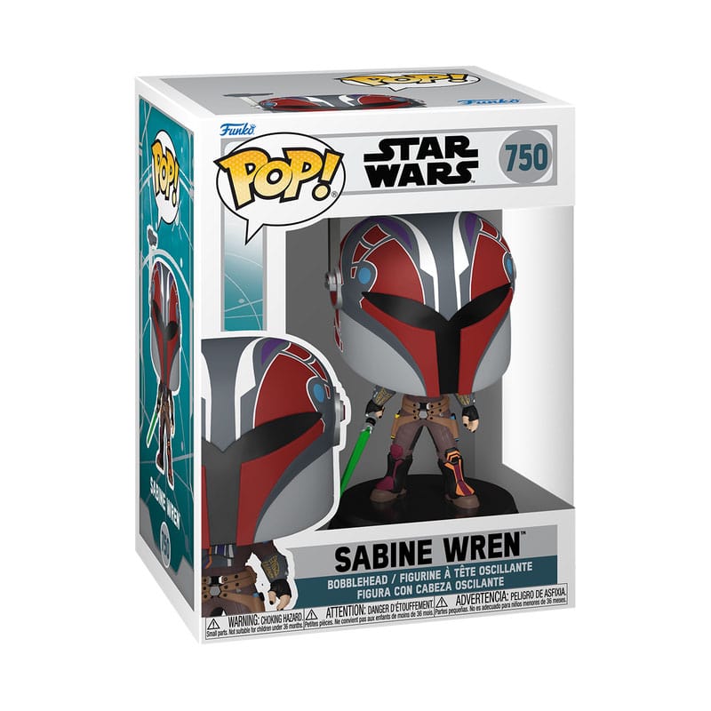 Funko Pop! Star Wars: Ahsoka S3 - Sabine Wren 9 cm ( Imagem 2 de 2 ) - Preview