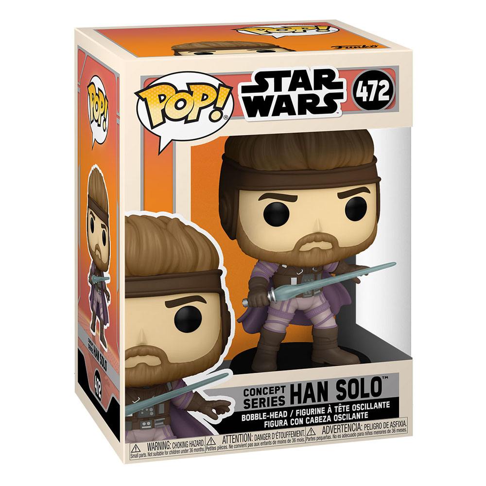Funko Pop! Star Wars: Vinyl Bobble-Head Han Solo (Concept Series) 9 cm ( Imagem 2 de 2 ) - Preview
