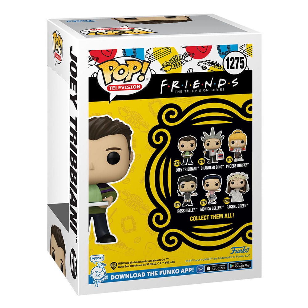Funko Pop! TV: Friends  Joey w/ Pizza 9 cm ( Imagem 3 de 3 ) - Preview