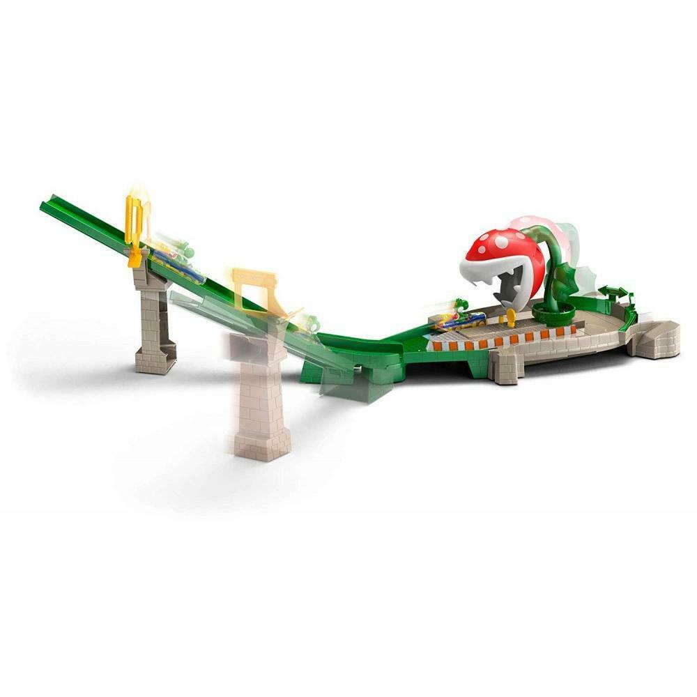 Hot Wheels Mario Kart Piranha Plant Slide Track Set ( Imagem 2 de 2 ) - Preview