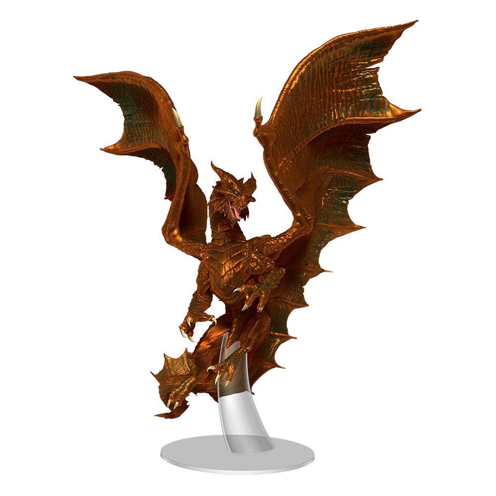 Miniatura Dungeons & Dragons Nolzur’s Marvelous Miniatures Não Pintada - Adult Copper Dragon ( Imagem 2 de 2 ) - Preview