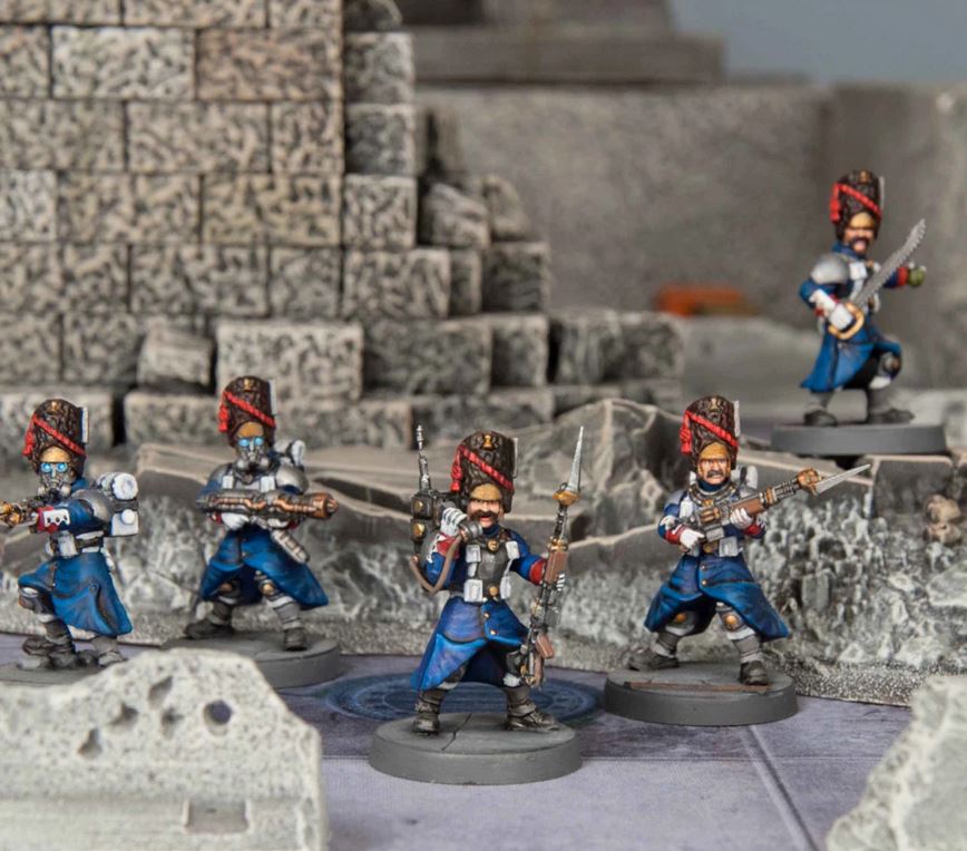 Miniaturas Death Fields - Les Grognards Command and Heavy Support (English) ( Imagem 2 de 4 ) - Preview