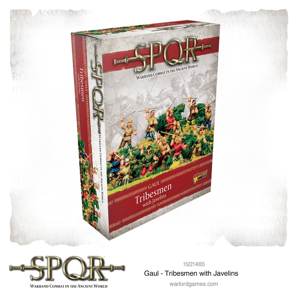 Miniaturas SPQR: Gaul - Tribesmen with Javelins (English) ( Imagem 2 de 3 ) - Preview