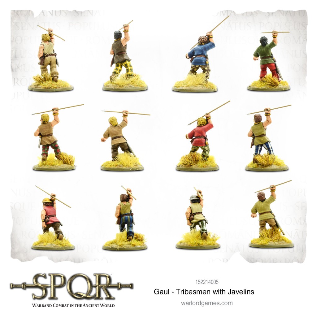 Miniaturas SPQR: Gaul - Tribesmen with Javelins (English) ( Imagem 3 de 3 ) - Preview