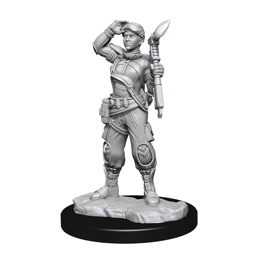 Miniaturas Starfinder Battles: Deep Cuts - Human Mechanic ( Imagem 3 de 4 ) - Preview
