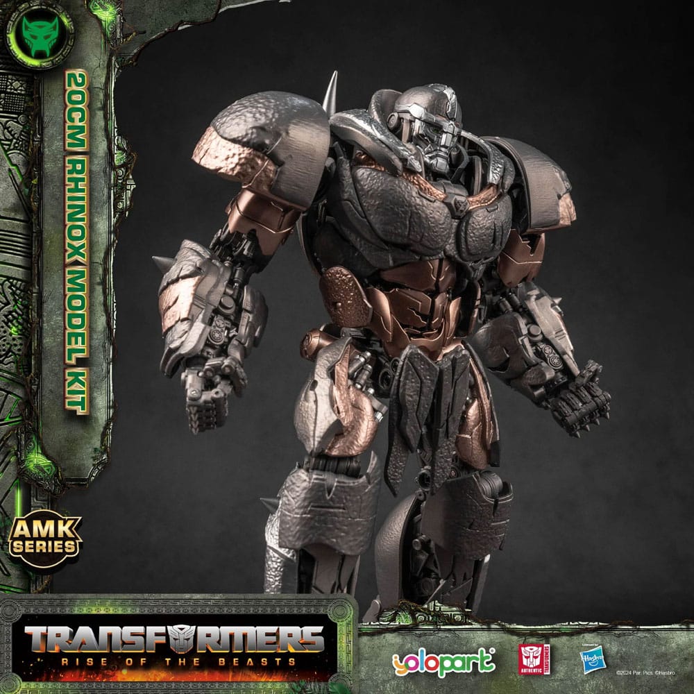 Model Kit - Transformers: Rise of the Beasts AMK Series Rhinox 20 cm ( Imagem 4 de 4 ) - Preview