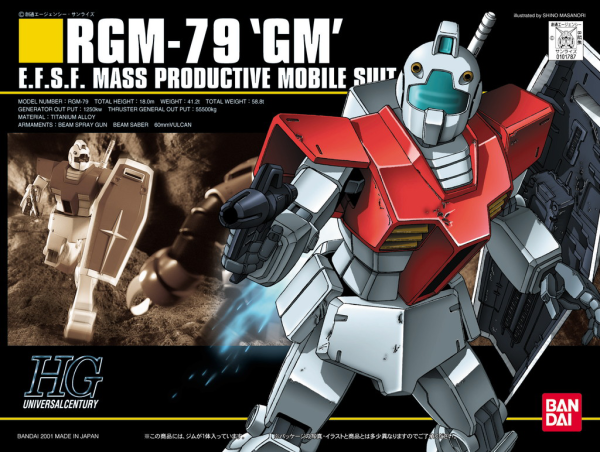 Model Kit Gundam 1/144 HGUC RGM-79 GM ( Imagem 2 de 2 ) - Preview