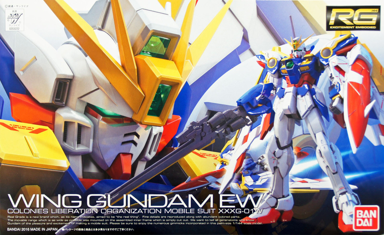 Model Kit Gundam 1/144 RG XXXG-01W20 Wing Gundam EW ( Imagem 2 de 2 ) - Preview