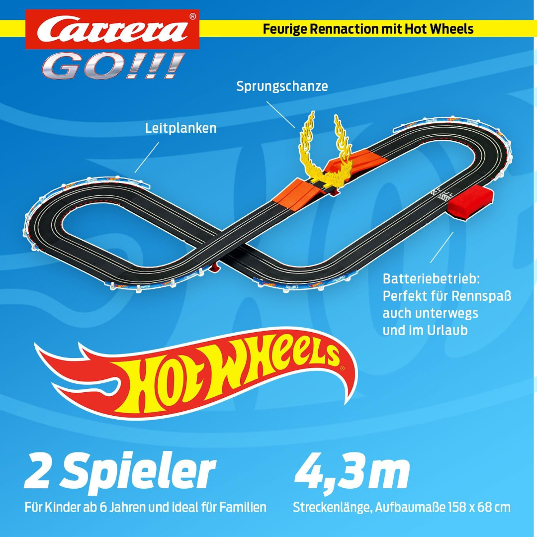 Pista Carrera GO!!! Hot Wheels 4.3 m ( Imagem 3 de 4 ) - Preview